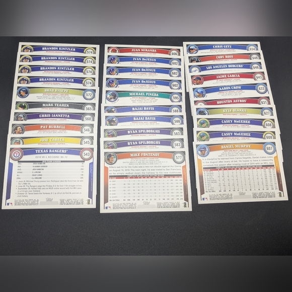2011 Topps Diamond Anniversary + Cognac 182 Parallel Card Lot Rookie RC Star HoF - Picture 11 of 13